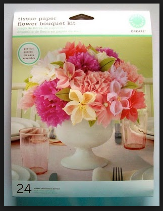 martha stewart tissue paper flower bouquet kit