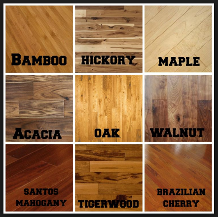 types of parquet wood flooring