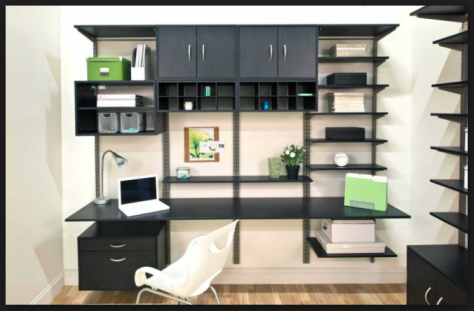 shelving ideas for a home office