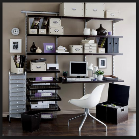 shelving ideas for small home office